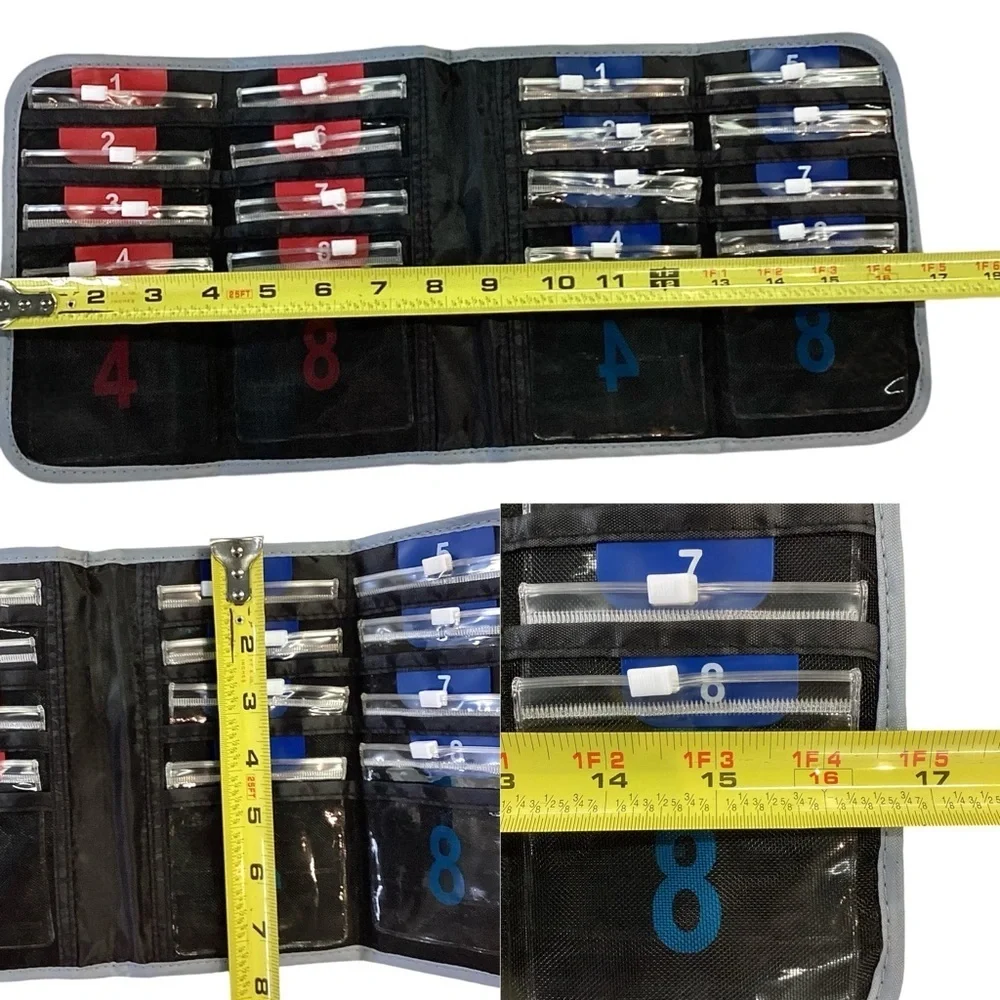 Lewis N Clark Black & Gray Deluxe Accessory / Pill Organizer AM/PM 16 Pouches